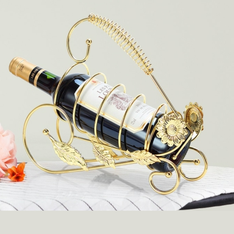 Suportes Dourado para Garrafas e Taças